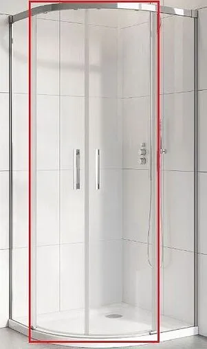 Душевая дверь мм прозрачное стекло Radaway Idea PDD 387139-01-01