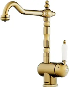 Смеситель для кухни с подключением к фильтру Omoikiri Kyoto 2 Plus-AB античная латунь 4994349 Смеситель для кухни с подключением к фильтру Omoikiri Kyoto 2 Plus-AB античная латунь 4994349, 1