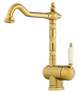 Смеситель для кухни Omoikiri Kyoto G золото OKY-G-35 Смеситель для кухни Omoikiri Kyoto G золото OKY-G-35, 1