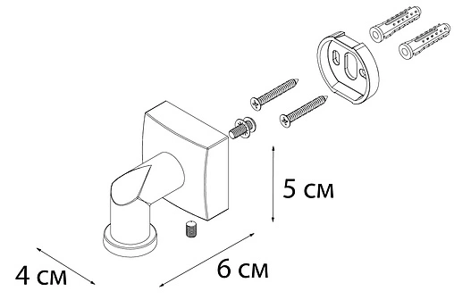 Мыльница Fixsen Kvadro хром FX-61309A