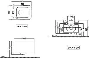 Унитаз подвесной безободковый Jaquar Kubix белый KUS-WHT-35953BIUFSM, 2