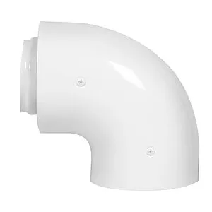 Колено стартовое коаксиальное Ø 60/100мм (алюм.) Royal Thermo RTF07.060, 2