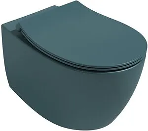 Унитаз подвесной безободковый ISVEA Sentimenti Neo изумрудный 10AR02010SV-2P Унитаз подвесной безободковый ISVEA Sentimenti Neo изумрудный 10AR02010SV-2P, 1