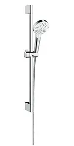 Душевая стойка Hansgrohe Crometta 100 Vario EcoSmart 2jet 65см хром/белый 26534400 Душевая стойка Hansgrohe Crometta 100 Vario EcoSmart 2jet 65см хром/белый 26534400, 1