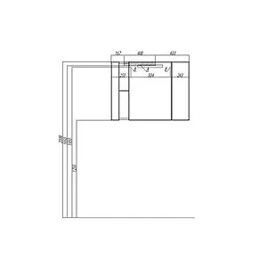 Шкаф-зеркало Aquaton Марко 100 белый 1A190402MO010, 1
