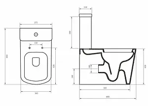 Чаша унитаза BelBagno Albano белый BB120CP Чаша унитаза BelBagno Albano белый BB120CP, 2