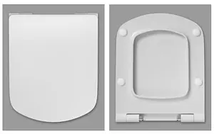 Крышка-сиденье для унитаза с микролифтом Roca Dama Senso белый ZRU9302991 Крышка-сиденье для унитаза с микролифтом Roca Dama Senso белый ZRU9302991, 3