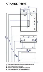 Зеркало с подсветкой Aquaton Стамбул 65 1A127402ST010 Зеркало с подсветкой Aquaton Стамбул 65 1A127402ST010, 2