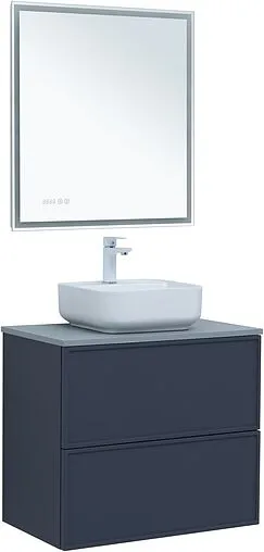 Тумба-умывальник Aquanet Арт 75 маренго 00313265+00318925