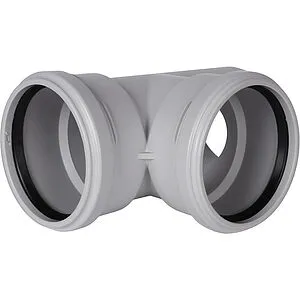 Тройник внутренний бесшумный D=110x110мм Угол 87,5° Stout SKB-0016-111187, 5