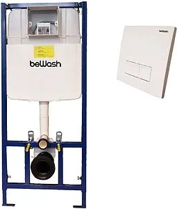 Инсталляция для подвесного унитаза Set 4 в 1 beWash BW74 K500RZVP0400BY000000 с кнопкой белый Инсталляция для подвесного унитаза Set 4 в 1 beWash BW74 K500RZVP0400BY000000 с кнопкой белый, 1