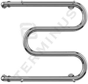 Полотенцесушитель водяной Terminus М-образный с/п AISI 32х2 600х400 полированная сталь 4620768880377 Полотенцесушитель водяной Terminus М-образный с/п AISI 32х2 600х400 полированная сталь 4620768880377, 1