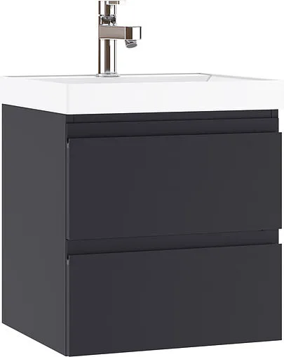 Тумба под умывальник подвесной Домино Graffo 50 графит DGr2110T