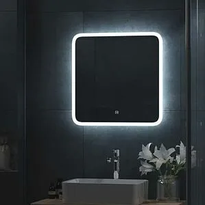 Зеркало с подсветкой Continent Bruno Led 60x60 белый ЗЛП2164, 4