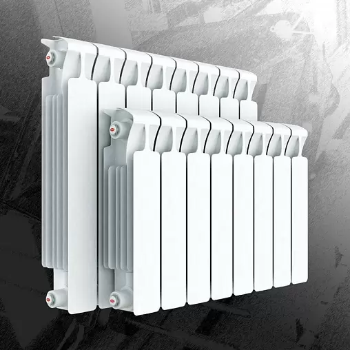 Радиатор биметаллический 4 секции Rifar Monolit 500 белый RM50004
