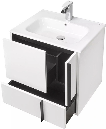 Тумба под умывальник подвесная Aquaton Ривьера 60 белый матовый 1A238801RVX20