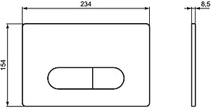 Инсталляция для подвесного унитаза Set 3 в 1 Ideal Standard Prosys 120 P R0309AA с кнопкой хром глянцевый Инсталляция для подвесного унитаза Set 3 в 1 Ideal Standard Prosys 120 P R0309AA с кнопкой хром глянцевый, 3