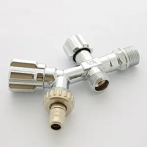 Вентиль регулирующий комбинированный ½"н x ½"н x ¾"н/ш хром Uni-fitt 188A2900 Вентиль регулирующий комбинированный ½"н x ½"н x ¾"н/ш хром Uni-fitt 188A2900, 5