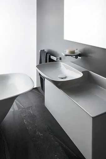 Тумба под умывальник подвесной Laufen Ino 77 белый матовый 4.2540.1.030.170.1