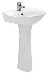 Раковина Cersanit Eko E 55 B белый S-UM-E55/1-w Раковина Cersanit Eko E 55 B белый S-UM-E55/1-w, 4