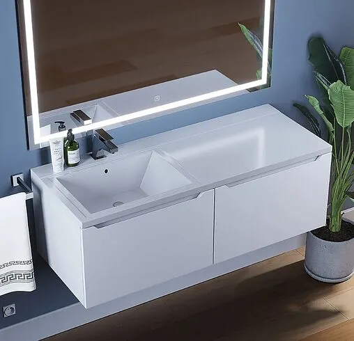 Тумба под умывальник подвесная Uperwood UPD Tanos 120 L белый 291020263 Тумба под умывальник подвесная Uperwood UPD Tanos 120 L белый 291020263