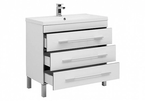 Тумба под умывальник напольная Aquanet Верона 90 белый 00178470