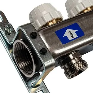 Группа коллекторная без расходомеров 5 отводов 1&quot;в/в x ¾&quot;ек Stout SMS 0922 000005, 5