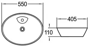 Раковина Comforty 55 белый 78201 Раковина Comforty 55 белый 78201, 2