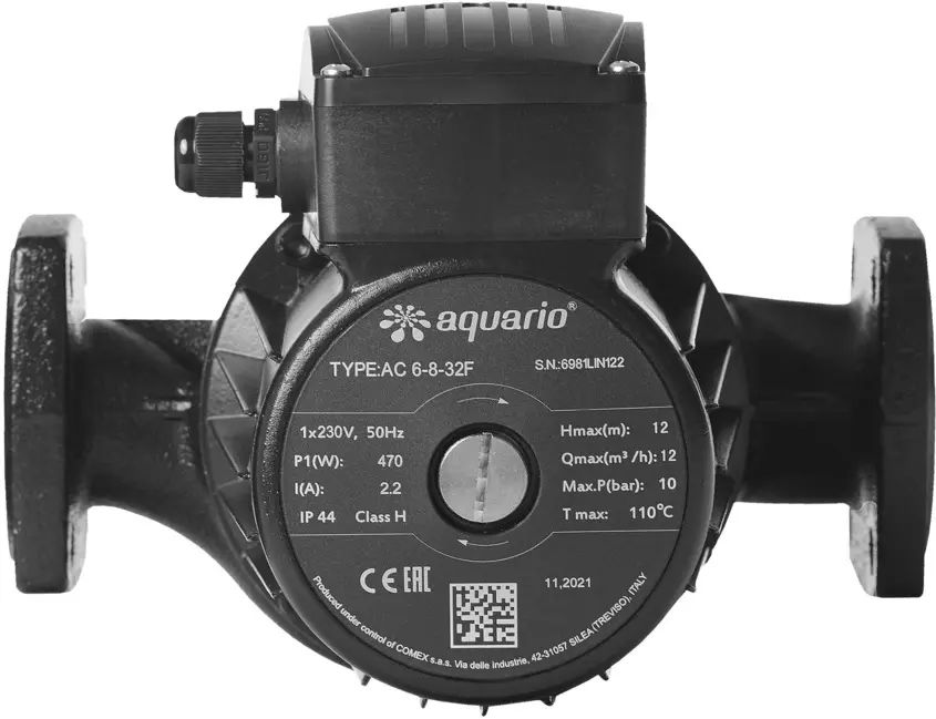 Насос циркуляционный Aquario AC 6-8-32F 5683, 4