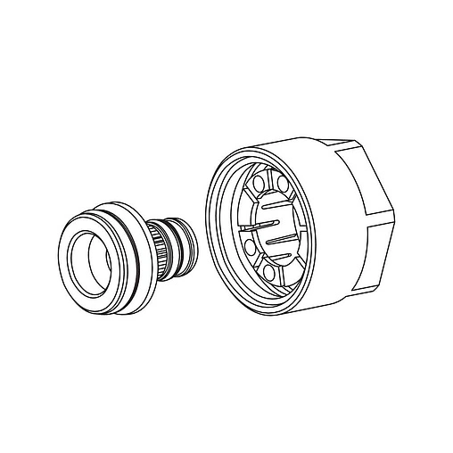Концовка для труб из сшитого полиэтилена ¾&quot;ек x 20x2.0мм Rehau Rautherm S 12506171002