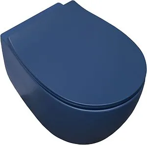 Унитаз подвесной безободковый Allen Brau Fantasy индиго 4.11004.ID, 3