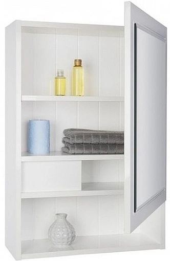 Шкаф-зеркало Milardo Magellan 60 R белый MAG6000M99