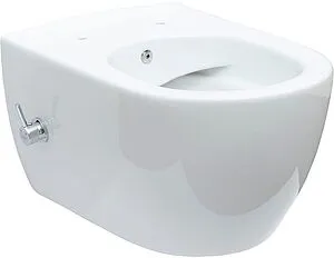 Унитаз подвесной безободковый с функцией биде и встроенным смесителем Logan L5W City белый 00312562 Унитаз подвесной безободковый с функцией биде и встроенным смесителем Logan L5W City белый 00312562, 1