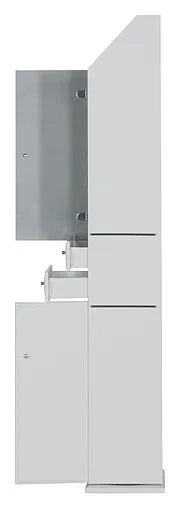 Шкаф-пенал напольный Aquanet Марсель А-102 белый 101157