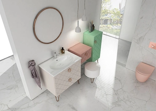 Зеркало ISVEA Rosa 70 медь 29RA4001080I