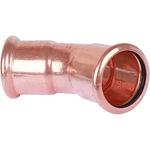 Отвод пресс двухраструбный 35мм угол 45° Sanha 6041 1604135 Отвод пресс двухраструбный 35мм угол 45° Sanha 6041 1604135, 5