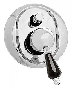 Смеситель для ванны скрытого монтажа Cezares Vintage хром/чёрный VINTAGE-VDIM-01-Sw-N Смеситель для ванны скрытого монтажа Cezares Vintage хром/чёрный VINTAGE-VDIM-01-Sw-N, 1