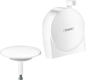 Внешняя монтажная часть сифона для ванны Hansgrohe Exafill S белый матовый 58117700, 1