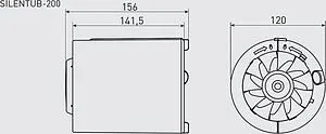 Вентилятор канальный Soler & Palau SILENTUB-200 Вентилятор канальный Soler & Palau SILENTUB-200, 2