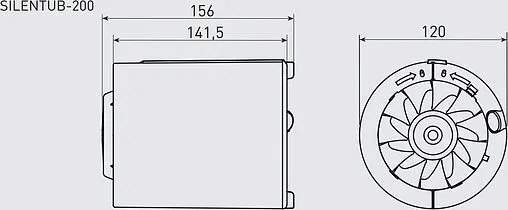 Вентилятор канальный Soler &amp; Palau SILENTUB-200