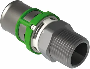 Муфта пресс переходная 20мм x ½&quot;н Comap MultiSkin 7243GW2012, 1