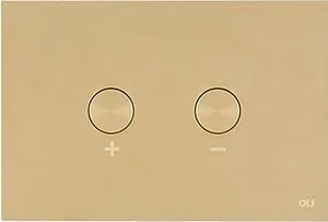 Клавиша смыва для унитаза OLI Blink 883246 золото Клавиша смыва для унитаза OLI Blink 883246 золото, 1