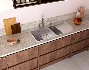 Мойка кухонная Omoikiri Akisame 100-2-IN-L нержавеющая сталь 4973544 Мойка кухонная Omoikiri Akisame 100-2-IN-L нержавеющая сталь 4973544, 4