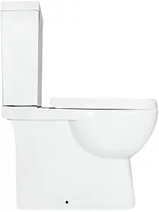 Унитаз-компакт Sanita Luxe Quadro Slim белый WC.CC/Quadro/2-SlimDM/WHT.G/S1 Унитаз-компакт Sanita Luxe Quadro Slim белый WC.CC/Quadro/2-SlimDM/WHT.G/S1, 4
