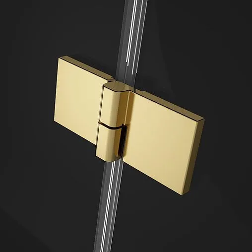 Дверь в нишу 900мм прозрачное стекло Radaway Essenza Pro Gold DWJ 90 L 10099090-09-01L