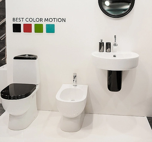 Унитаз-компакт Sanita Luxe Best Color Black белый/черный WC.CC/Best/2-DM/BLK.G/S1 Унитаз-компакт Sanita Luxe Best Color Black белый/черный WC.CC/Best/2-DM/BLK.G/S1