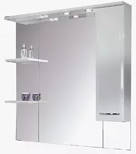 Шкаф-зеркало Aquaton Эмили 105 R белый 1A008602EM01R Шкаф-зеркало Aquaton Эмили 105 R белый 1A008602EM01R, 1