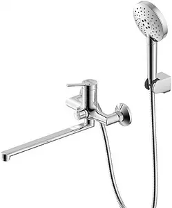 Смеситель для ванны с длинным изливом Lemark Minima хром LM3851C Смеситель для ванны с длинным изливом Lemark Minima хром LM3851C, 1