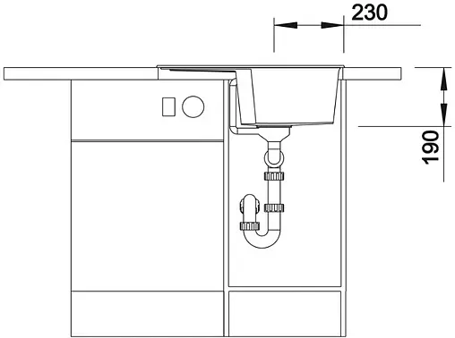 Мойка кухонная Blanco Zia 40 S 61.5 шампань 516924