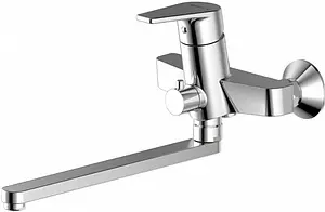Смеситель для ванны с длинным изливом Bravat Line хром F65299C-LB-RUS, 1